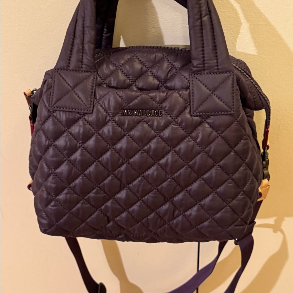 MZ Wallace Raisin Small Sutton Deluxe